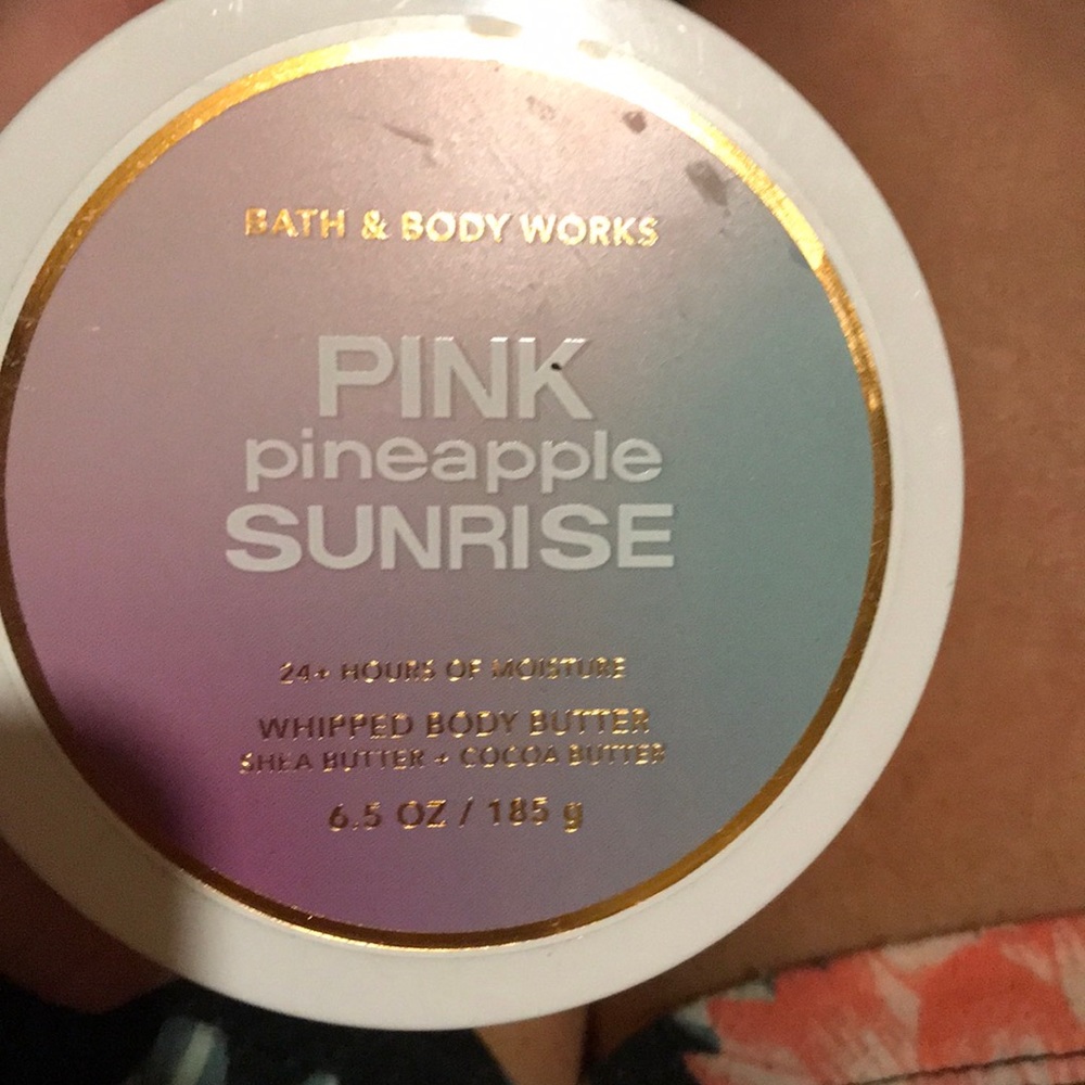 Pink pineapple sunrise